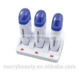 3 Triple Roller Wax Cartridges Depilatory Waxing Kit Wax Heater Warmer thumbnail-2