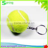 High Quality Tennis Ball Keychain /promotion Sports Tennis Ball Keyring
