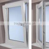 Cheap Price PVC Single Tempered Glass Tilt and Turn Windows Hot Sale thumbnail-2