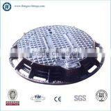Ductile Iron Round Manhole Cover With Lock Hinge &gas thumbnail-1