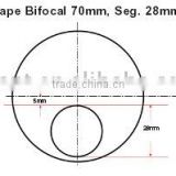 1.49 round top bifocla lens(CE and FDA)