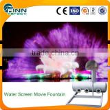 Movie water screen fountain multimedia large outdoor screen projector