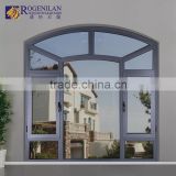 Rogenilan 45 series high quality Australia Standard aluminum arch window