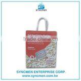 Advertising Popular and Hot Sale Customized White Kraft Paper Bag thumbnail-1