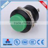 Green Round Head Push Botton Switch With Spiral Iron