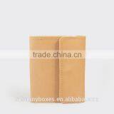 Waterproof Kraft Paper Cover PVC Pocket ID/Business Card Holder With Metal Button Closure thumbnail-3