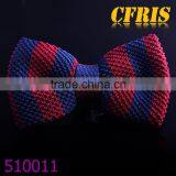 LOW MOQ Supply 100% Polyester Knitted Bow Tie