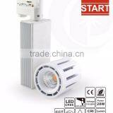 Lepu New Design Super Brightness High Cri95 28watt Dimmable Cob Led Track Light Deeply Loved by Netherland and Norway Market