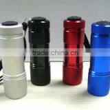 9 Led Aluminum Torch With Strap thumbnail-1