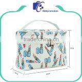Ladies Large Size Canvas Cosmetic Bag Set Makeup Organizer Bag With Handle thumbnail-4