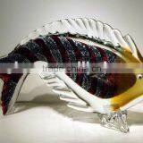 Lucky fish art glass table decoration xo-2010006A and art glass home decoration