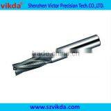 Hss Rougher Flat & Plain Shank Aluminum End Mill