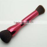 Flat Top Cosmetic Blush Brush Dual Ended Loose Powder Brushes Makeup thumbnail-1