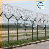 Galvanized Airport Fence Razor Barbed Wire Airport Fence