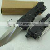 Black Version 57A Folding Blade Knife Rescue Knife Outdoor Knife Survival Knife With Glass Fiber Handle