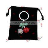 Black Velvet Pouch Jewelry Logo Bags for Christmas Gifts Jewellery Bags (PLB51204) thumbnail-1