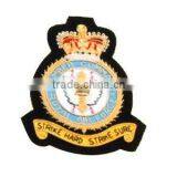 Hand Embroidered Badges, Bullion Wire Badges