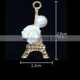 Tower Flower and Pearl Embellishment Pendant Garment Trimmings thumbnail-2