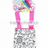 DIY Coloring Fashion Sparkling Handbag With 4 Mini Markers thumbnail-2