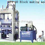 semi-auto cement hollow brick making machine in india(QT4-40)