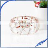 Fashion Wholesale Factory Price Real Dried Flower Resin Bracelet thumbnail-3