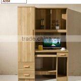 Self Assembling With Bookshelf and Drawer Writing Desk thumbnail-5