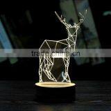 Unique Acrylic Deer Table Lamp