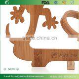 WR009/Factory Direct Bamboo Wine Rack Handmade Wood Bottle Wine Holder Novelty Display Wine Bottle Holder thumbnail-4