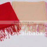 Winter Women Plain Wool Scarf Shawl Pashmina thumbnail-1