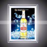High Brightness Led Crystal Menu Board Slim Led Light Display Advertising Board