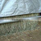 15' x 54' Dry Top Super Heavy Duty Silver/Black 12-mil Hay Tarp,15' x 54' Hay Tarp - Silver Black Poly thumbnail-4