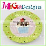 hot selling cheap ceramic cake plate