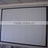 white projection screen