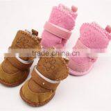 Fashion High Quality Warm Animal Dog Cotton-padded Shoes for Winter