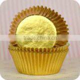 Most Popular Golden Foil Cupcake Liners Silver Foil Paper Baking Cups Wholesale Muffin Cases