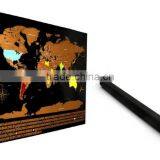 High Quality Scratch Off World Map With Customized Design thumbnail-1