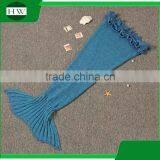 Amazon Wholesale Handmade Baby Kids Children Adults Knit Pattern Mermaid Tail Sleeping Bags thumbnail-2