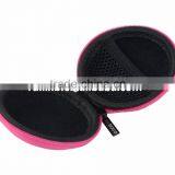 1680D Rose Red Hard EVA Shell Earphone Case Bag Eva Travel Carrying Case thumbnail-5