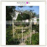 2015 Antique Wrought Iron Patio White Metal Pergola thumbnail-1