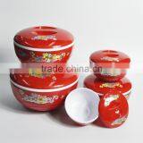 5 Pieces Household Plastic Food Storage Container With Lid thumbnail-3