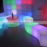 Free Style Combination Bar Set Outdoor Illuminated Furniture LED Light Bench thumbnail-1