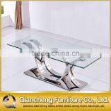 Foshan City Modern Stainless Steel Base Dining Table Mexico Canada Market thumbnail-5