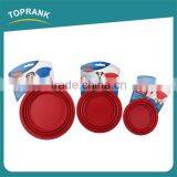 Personalized Multi Sizes Pet Travel Feeding Bowls Silicone Collapsible Dog Bowl thumbnail-1