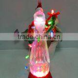 LED Color Changing Xmas Decorations Plastic Santa Claus Hold Led String Lights thumbnail-1