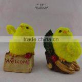 Pile Coating Chick Statue for Russia New Year Symbol Decor thumbnail-4