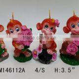 High Quality Lovely Monkey Shape Candle Wholesale for 2016 New Year Gift thumbnail-4