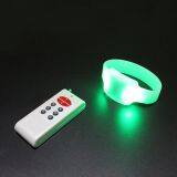 Promotional Convert Light Differnet Area Different Light Silicon Material Made Led Flashing Color Changing Wristband thumbnail-4