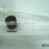 10ml Small Flat Bottom Test Tube With Black Plastic Screw Cap thumbnail-3
