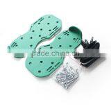 Lawn Loosen The Soil Care Grass Sod Spike Spiked Strap Shoes Garden Tool thumbnail-1