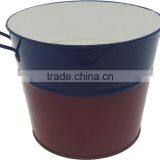 Christmas Ornament Mini Brown Metal Flower Pot thumbnail-4